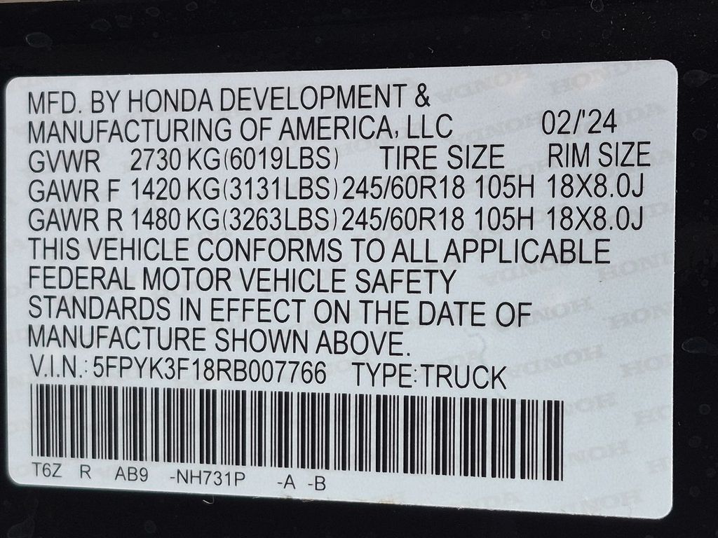 Thumbnail: 2024 Honda Ridgeline - 19