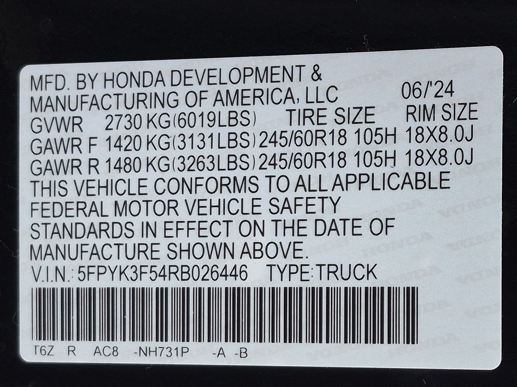 Thumbnail: 2024 Honda Ridgeline - 19