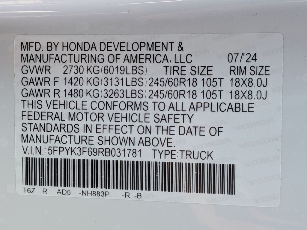 Thumbnail: 2024 Honda Ridgeline - 19