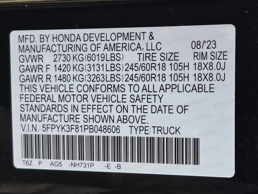 Thumbnail: 2023 Honda Ridgeline - 19