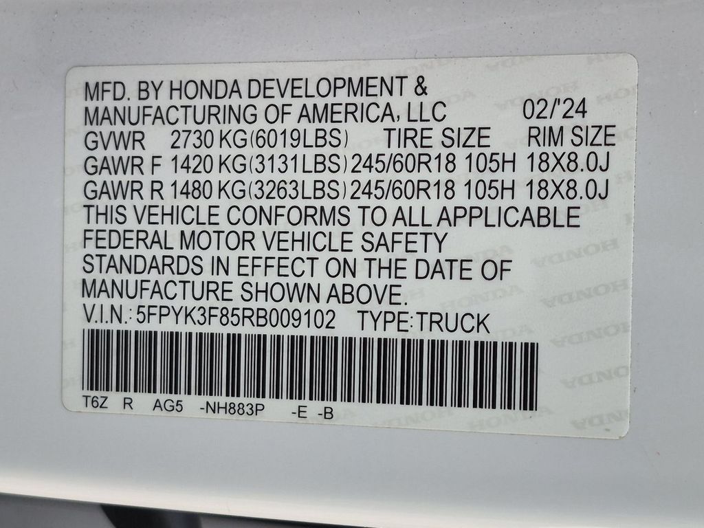 Thumbnail: 2024 Honda Ridgeline - 19