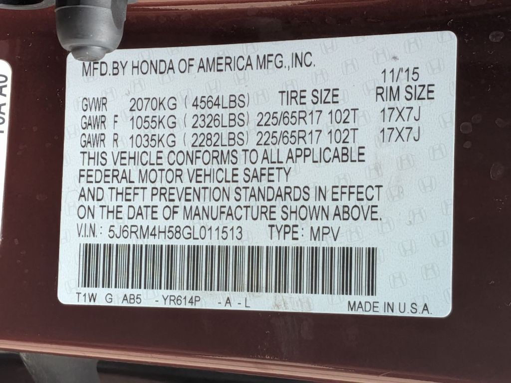 Thumbnail: 2016 Honda CR-V - 18