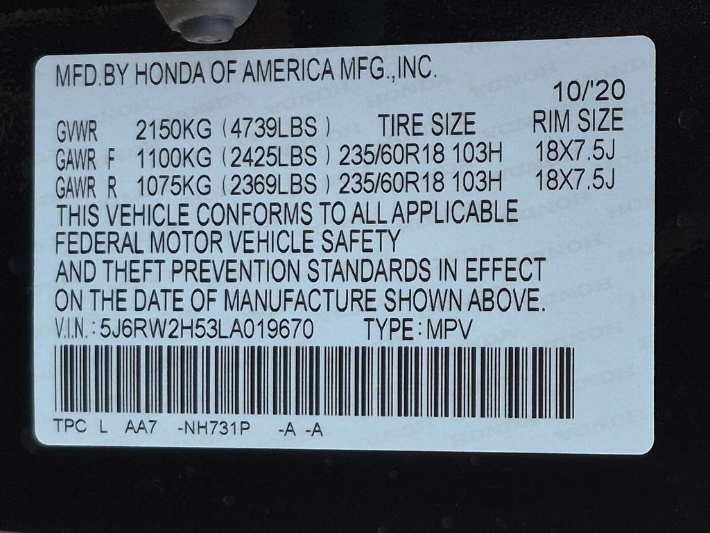 Thumbnail: 2020 Honda CR-V - 19