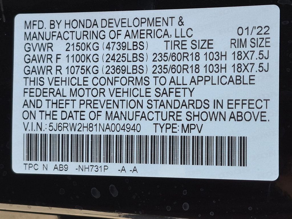 Thumbnail: 2022 Honda CR-V - 19