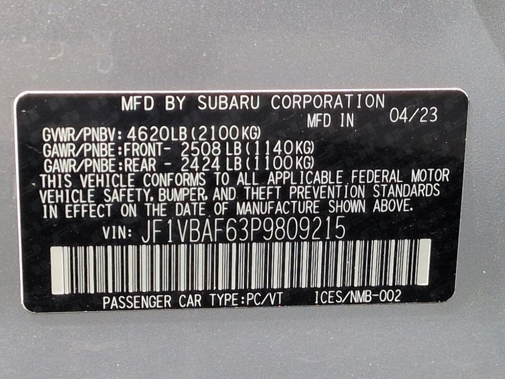 Thumbnail: 2023 Subaru WRX - 19
