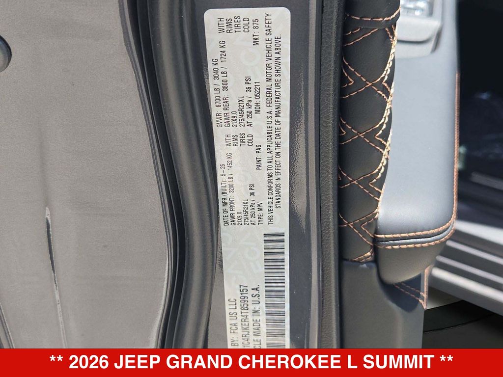 Thumbnail: 2026 Jeep Grand Cherokee L - 20