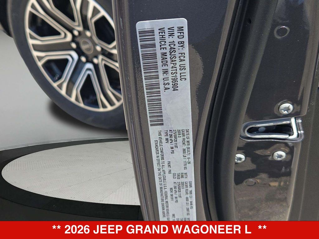 Thumbnail: 2026 Jeep Grand Wagoneer L - 17