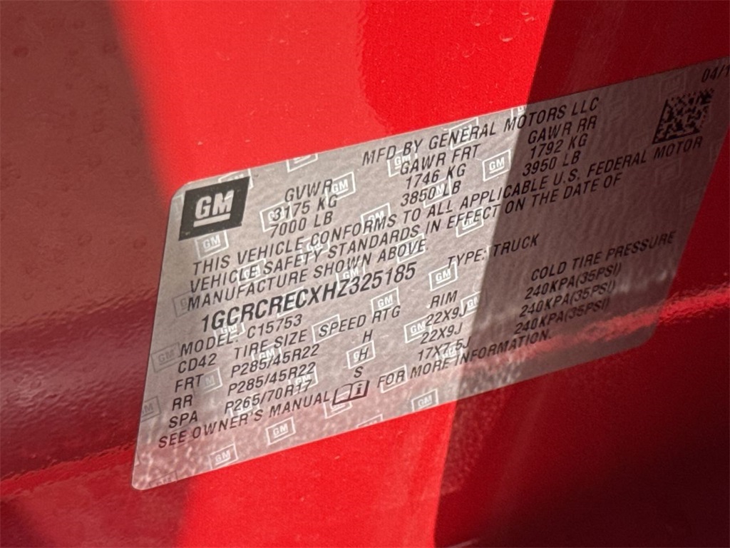 Thumbnail: 2017 Chevrolet Silverado 1500 - 17