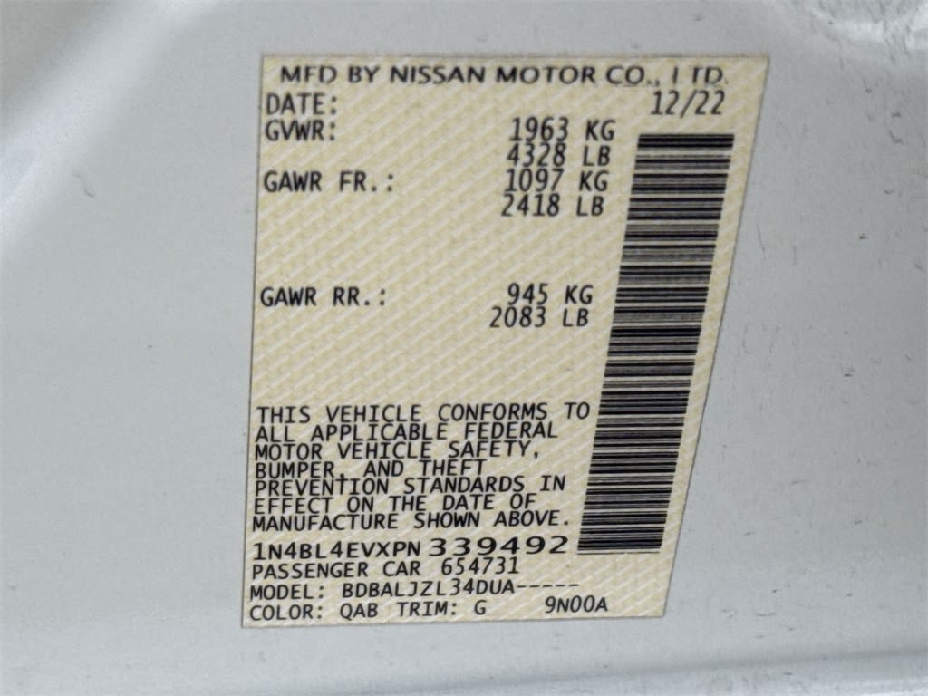 2023 Nissan Altima SL 19