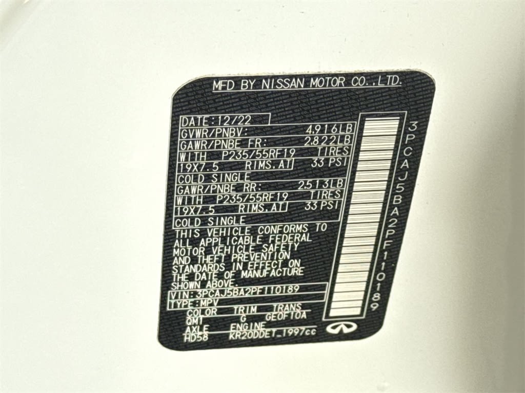 Thumbnail: 2023 INFINITI QX50 - 17