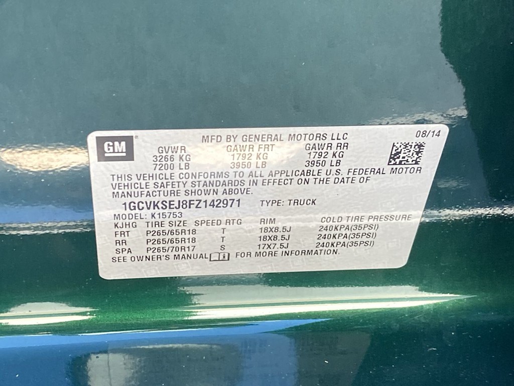 Thumbnail: 2015 Chevrolet Silverado 1500 - 19