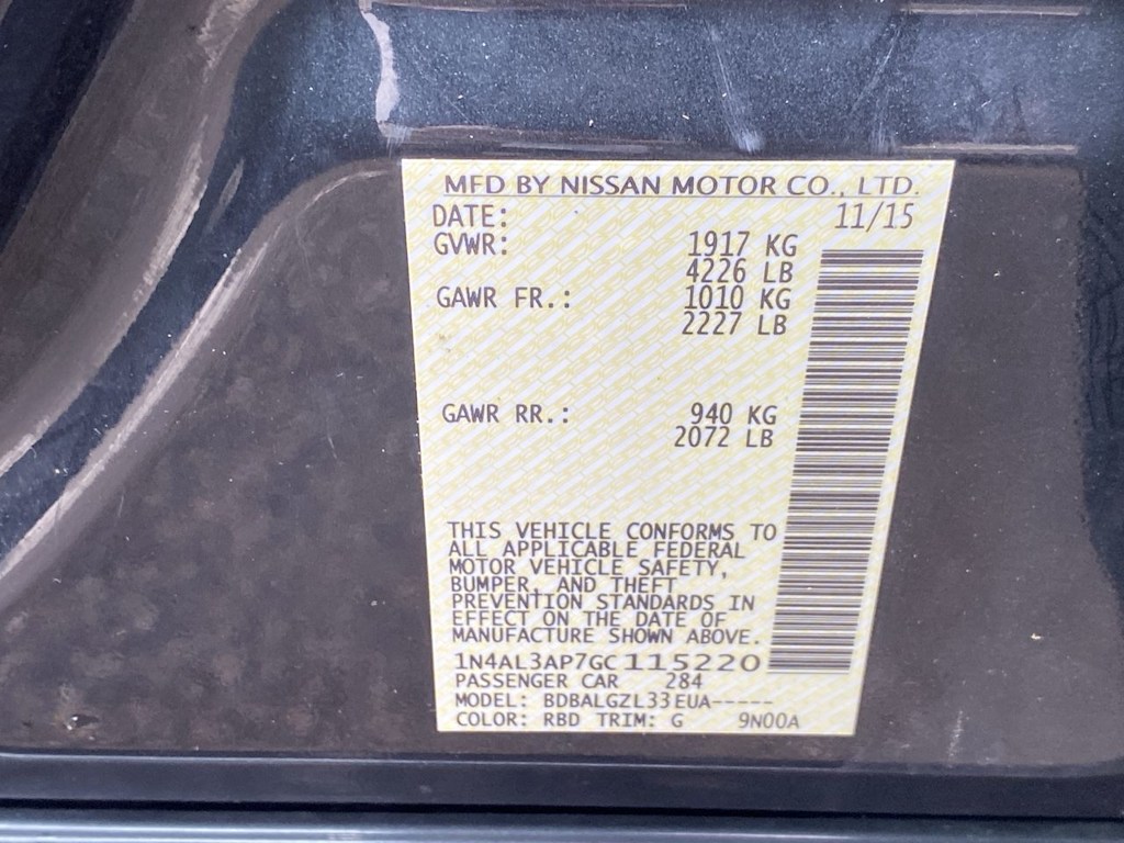 Thumbnail: 2016 Nissan Altima - 17