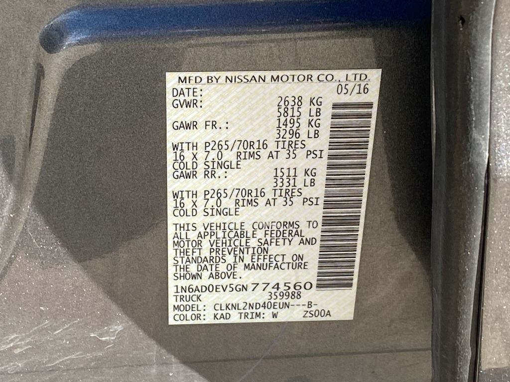 Thumbnail: 2016 Nissan Frontier - 19