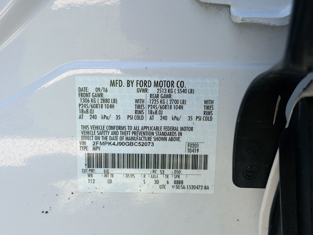 Thumbnail: 2016 Ford Edge - 19