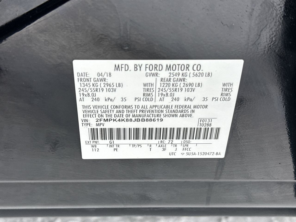 Thumbnail: 2018 Ford Edge - 18