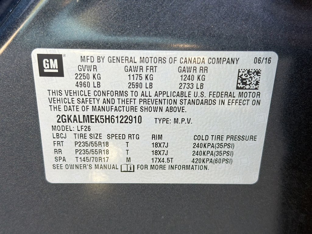 Thumbnail: 2017 GMC Terrain - 18