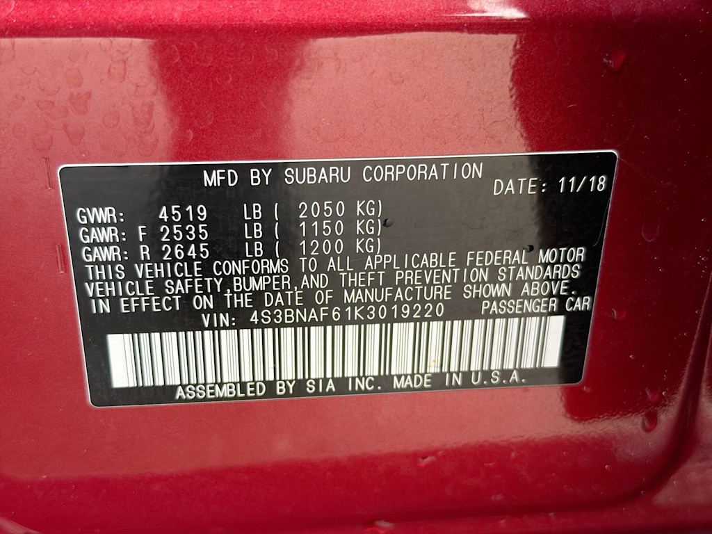 Thumbnail: 2019 Subaru Legacy - 18