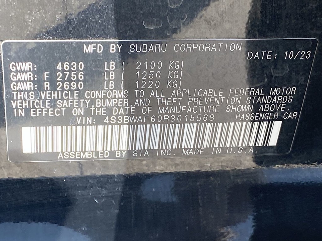 Thumbnail: 2024 Subaru Legacy - 18