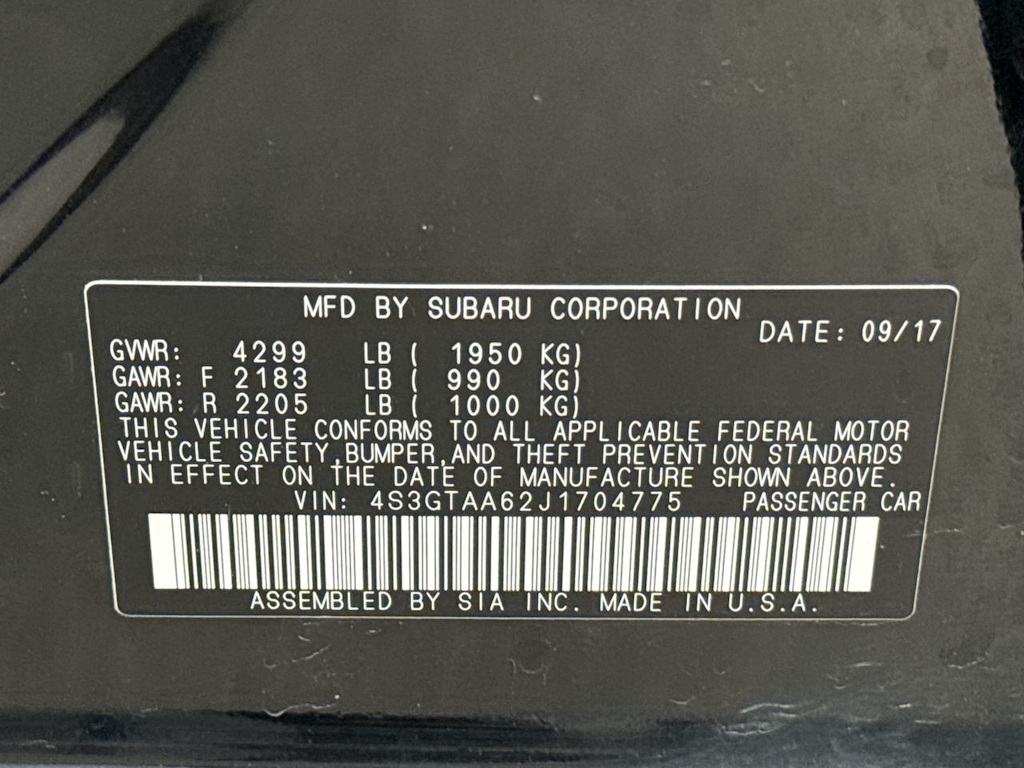 Thumbnail: 2018 Subaru Impreza - 18