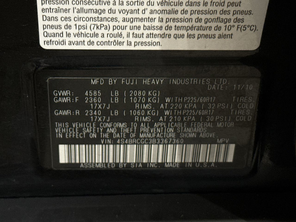 Thumbnail: 2011 Subaru Outback - 19