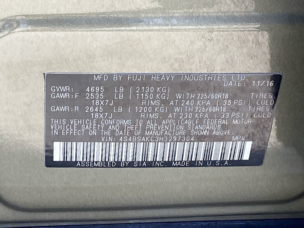 Thumbnail: 2017 Subaru Outback - 19