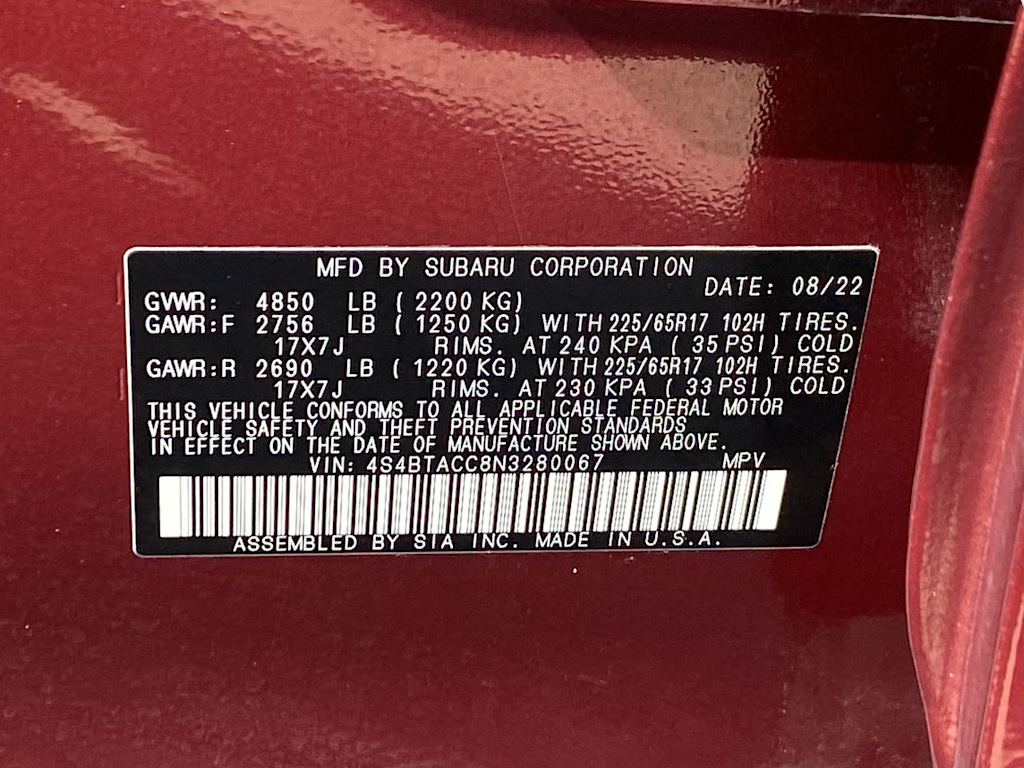 Thumbnail: 2022 Subaru Outback - 18