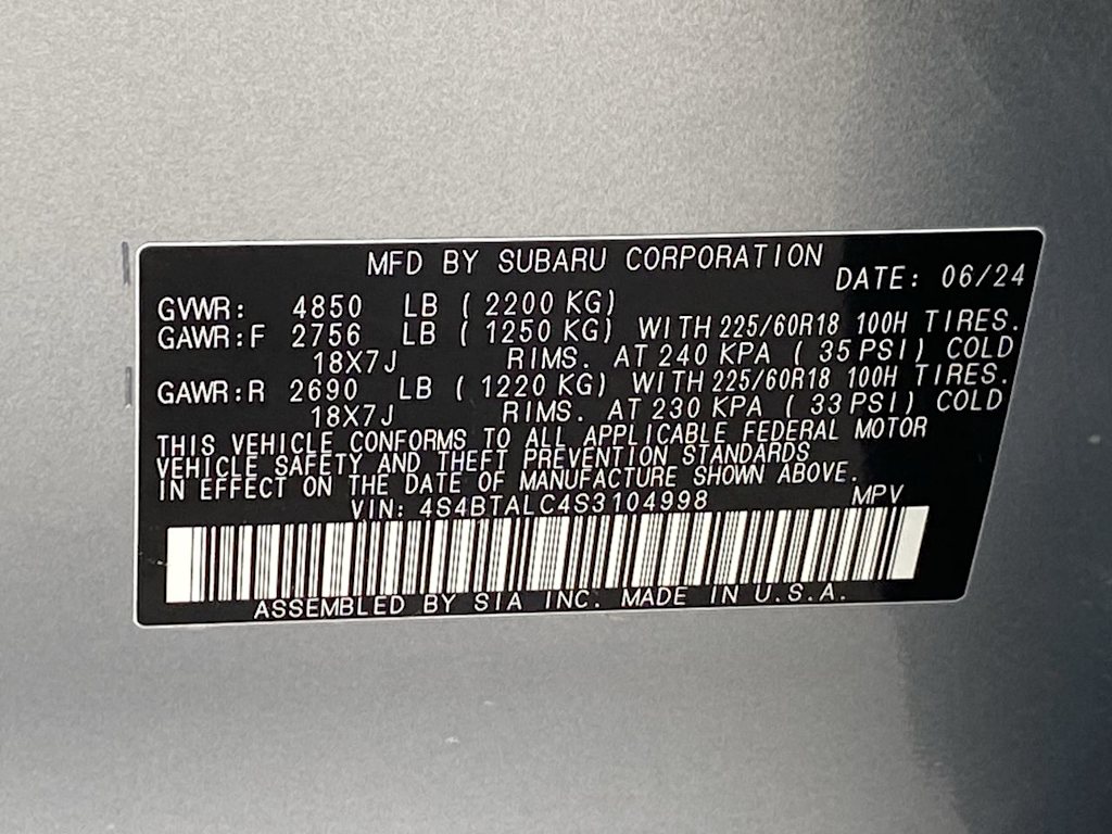 2025 Subaru Outback Onyx Edition 20