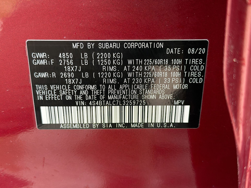 Thumbnail: 2020 Subaru Outback - 19