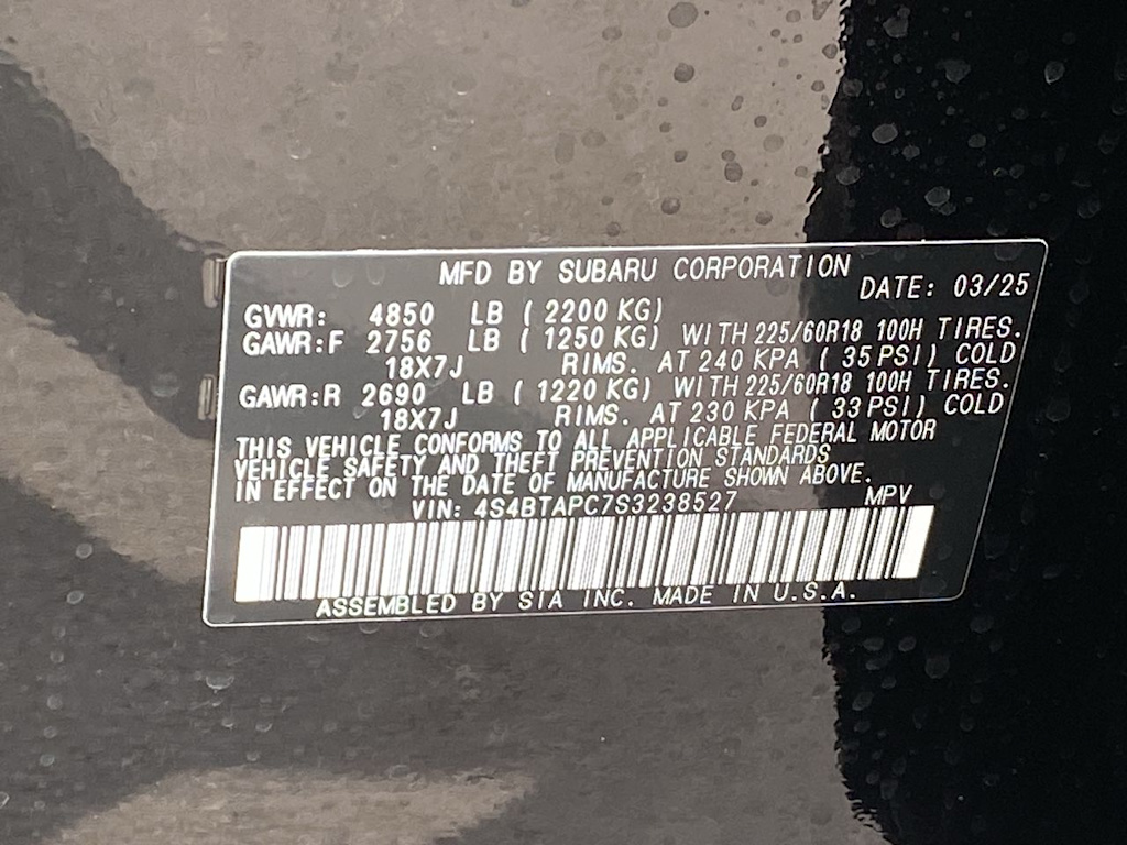 2025 Subaru Outback Touring 36