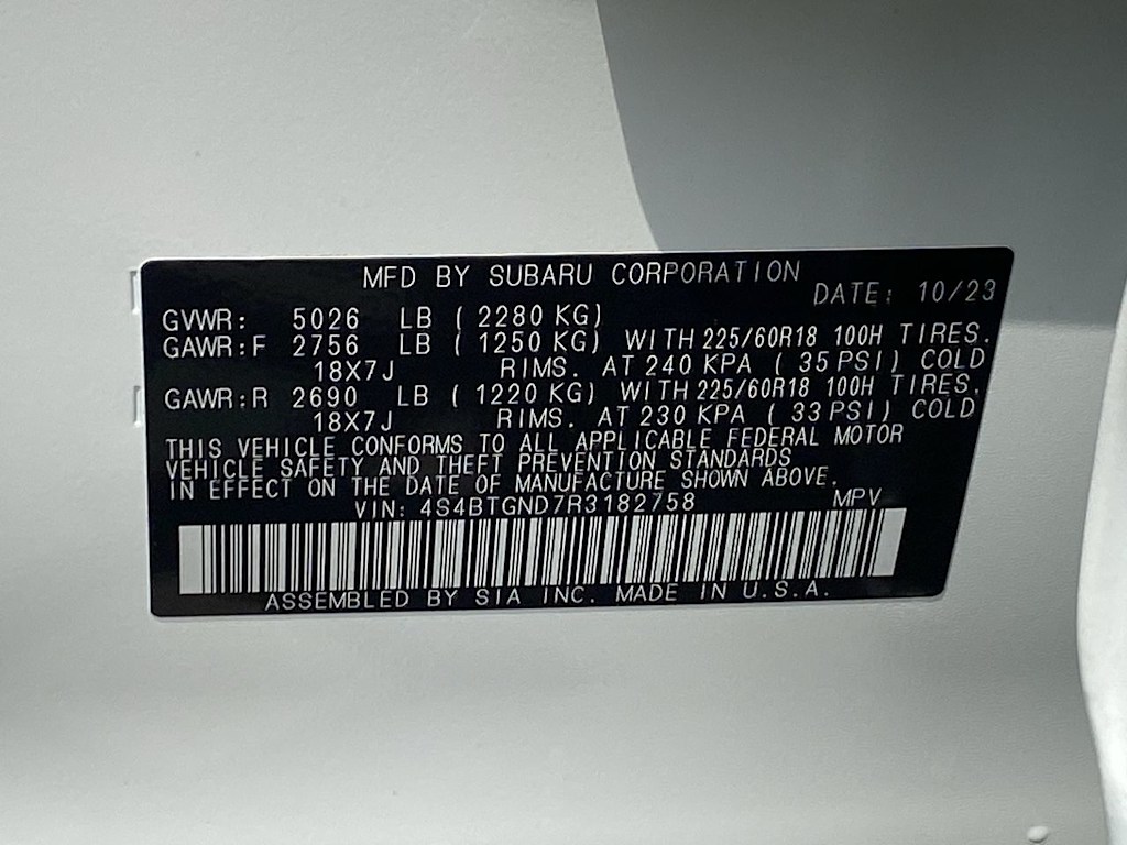 2024 Subaru Outback Limited 18