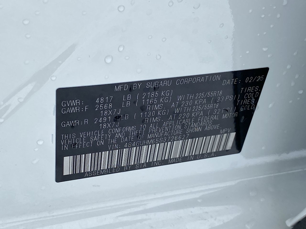 2025 Subaru Crosstrek Limited 19