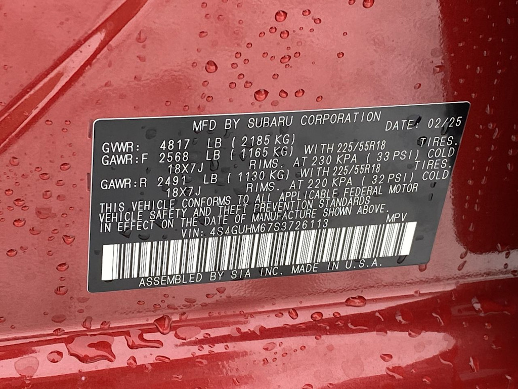 2025 Subaru Crosstrek Limited 20