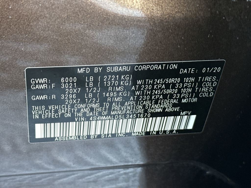 Thumbnail: 2020 Subaru Ascent - 19