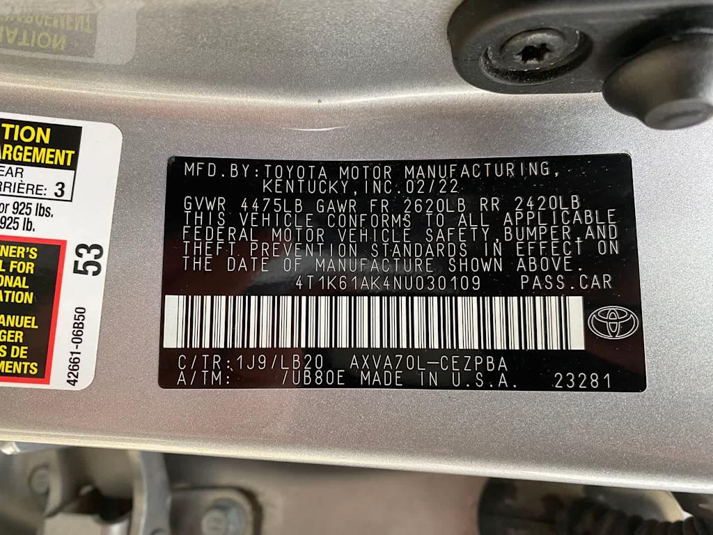 Thumbnail: 2022 Toyota Camry - 18