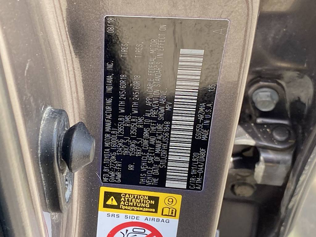 2018 Toyota Highlander XLE 19