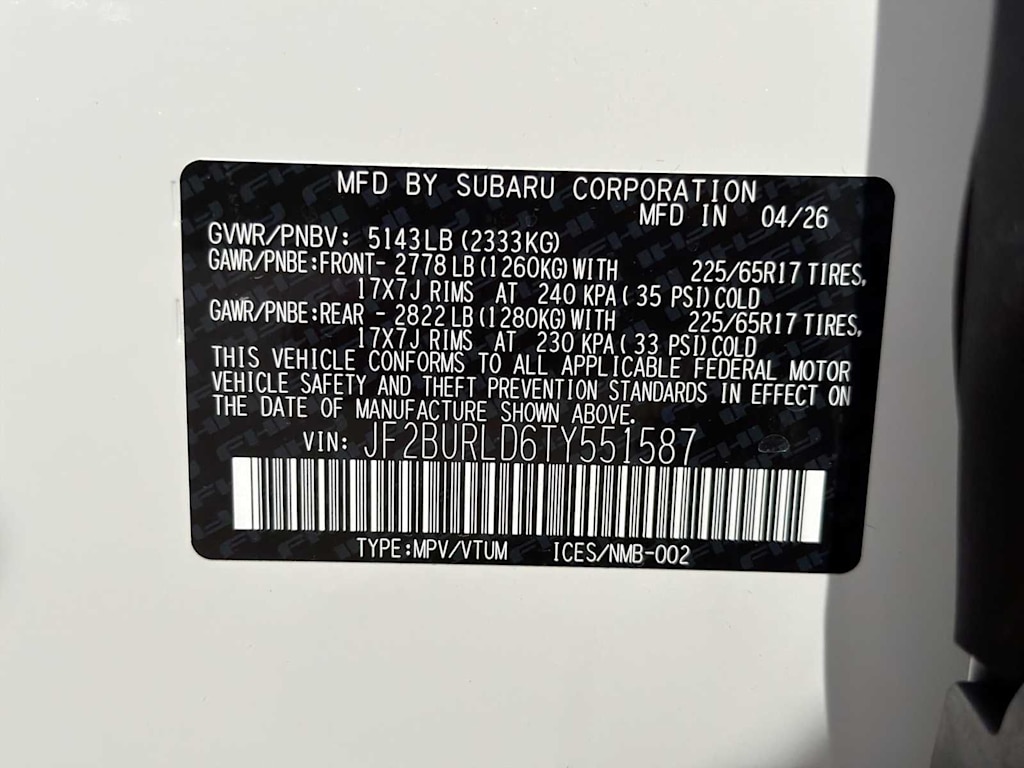 Thumbnail: 2026 Subaru Outback - 20