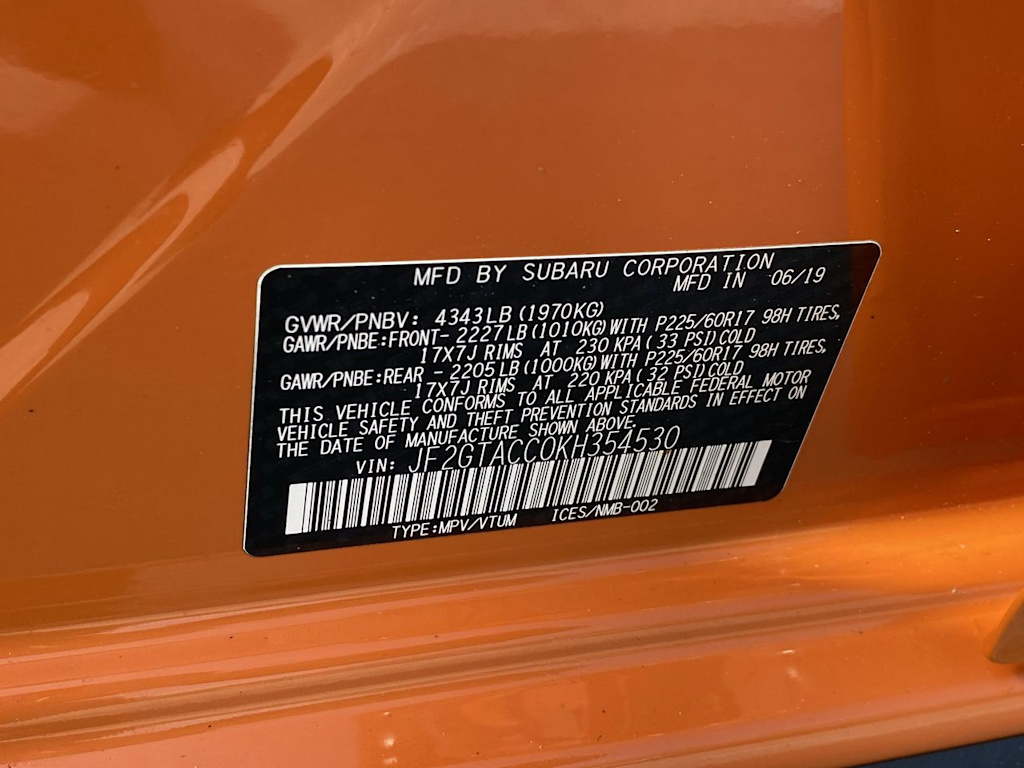 2019 Subaru Crosstrek Premium 20