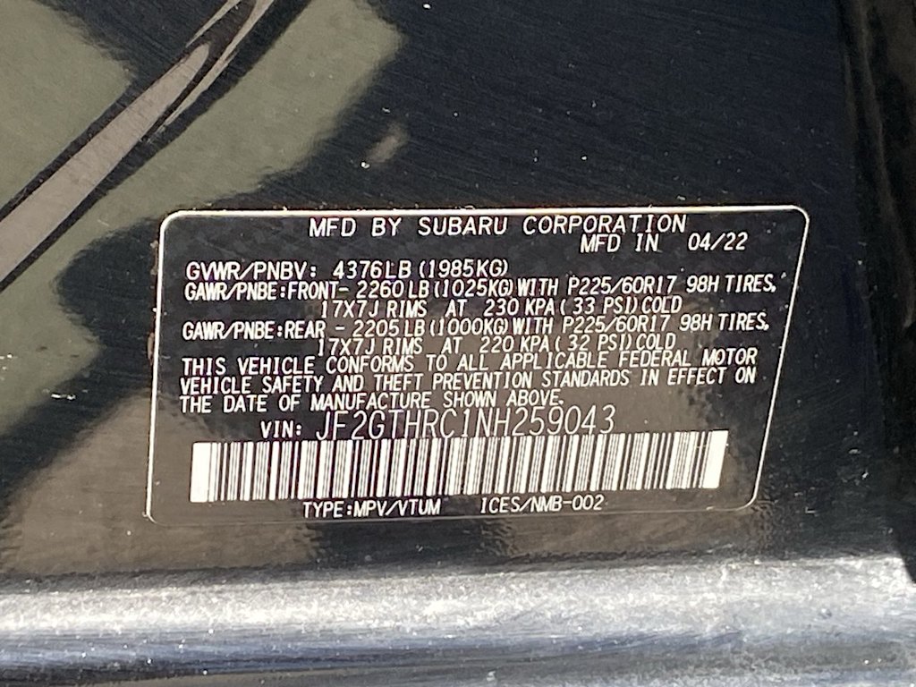 2022 Subaru Crosstrek Sport 19