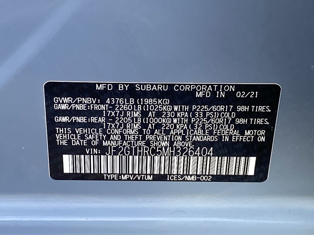 Thumbnail: 2021 Subaru Crosstrek - 19