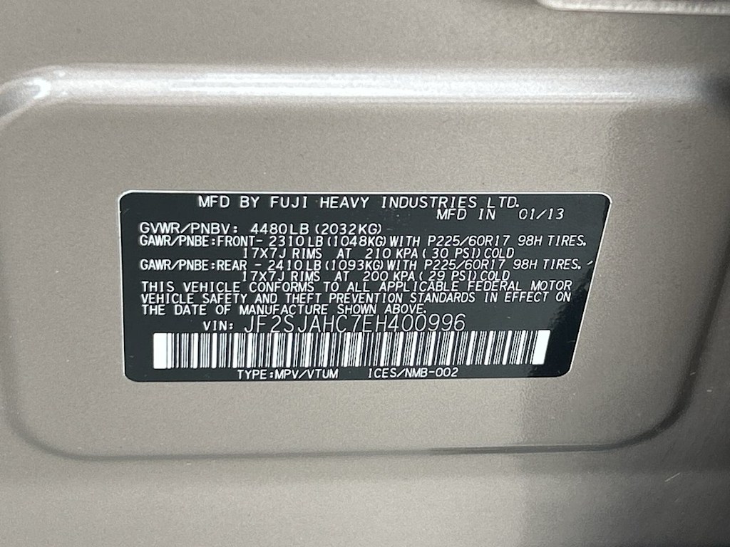 2014 Subaru Forester Limited 19