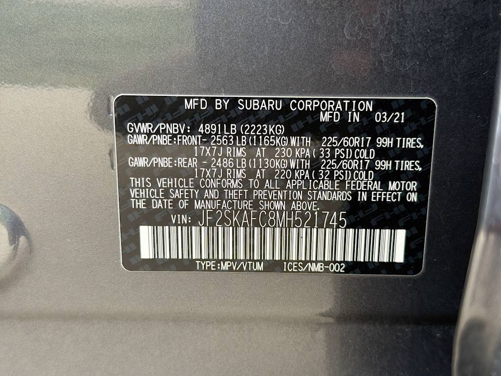 Thumbnail: 2021 Subaru Forester - 19