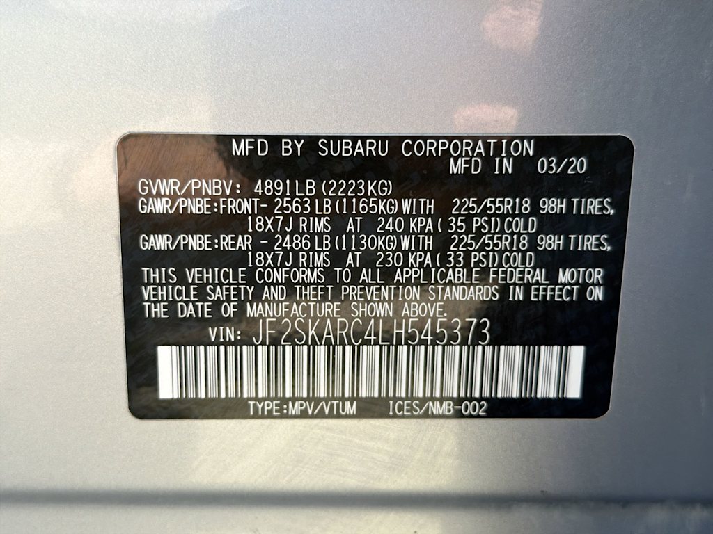 Thumbnail: 2020 Subaru Forester - 19