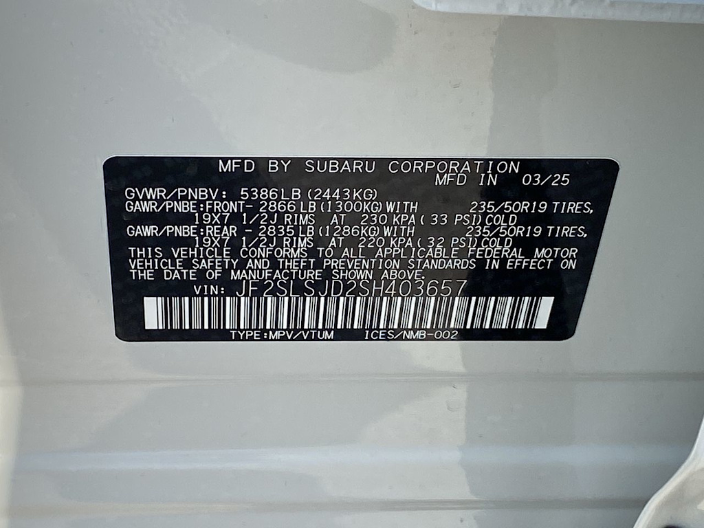 2025 Subaru Forester Sport 19