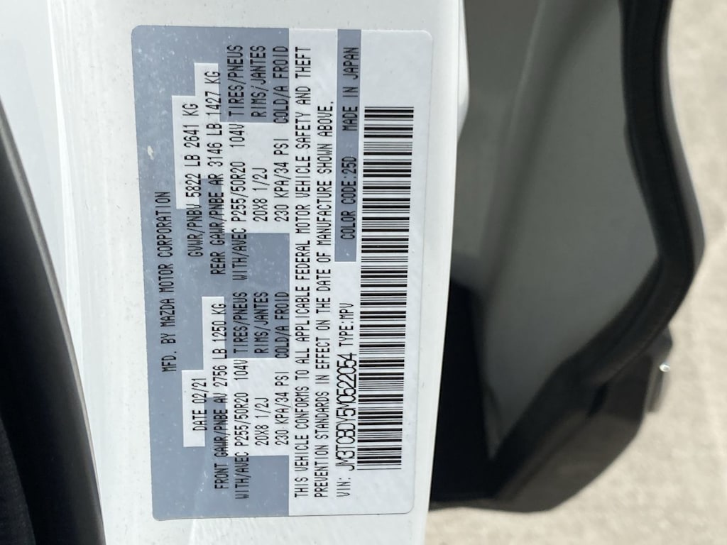 2021 Mazda CX-9 Grand Touring 20