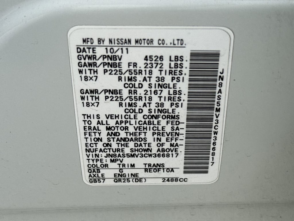 Thumbnail: 2012 Nissan Rogue - 19