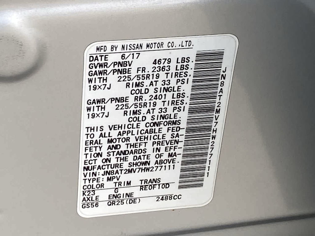 Thumbnail: 2017 Nissan Rogue - 19