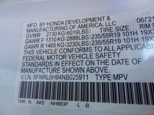 Thumbnail: 2022 Honda Odyssey - 44