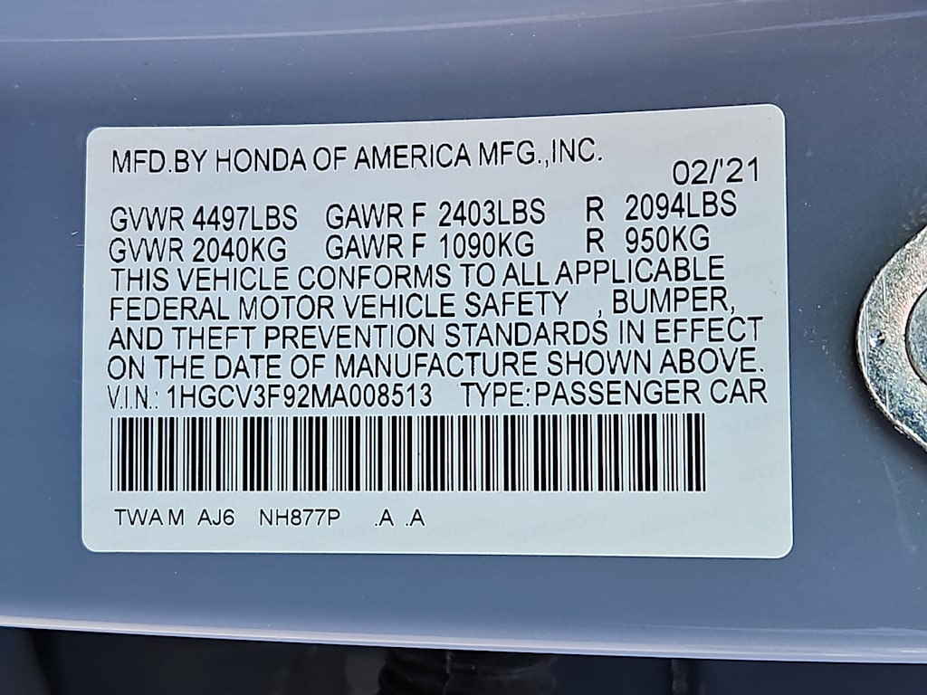 Thumbnail: 2021 Honda Accord - 17