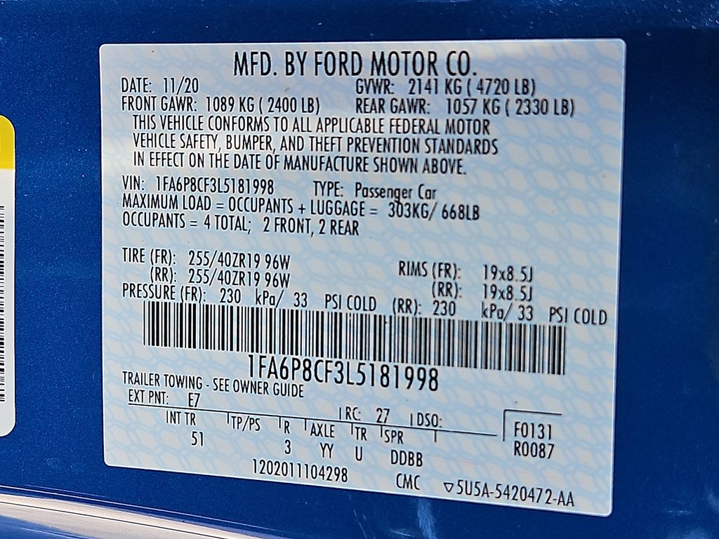 Thumbnail: 2020 Ford Mustang - 16
