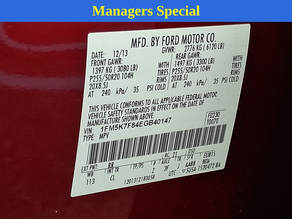 Thumbnail: 2014 Ford Explorer - 15